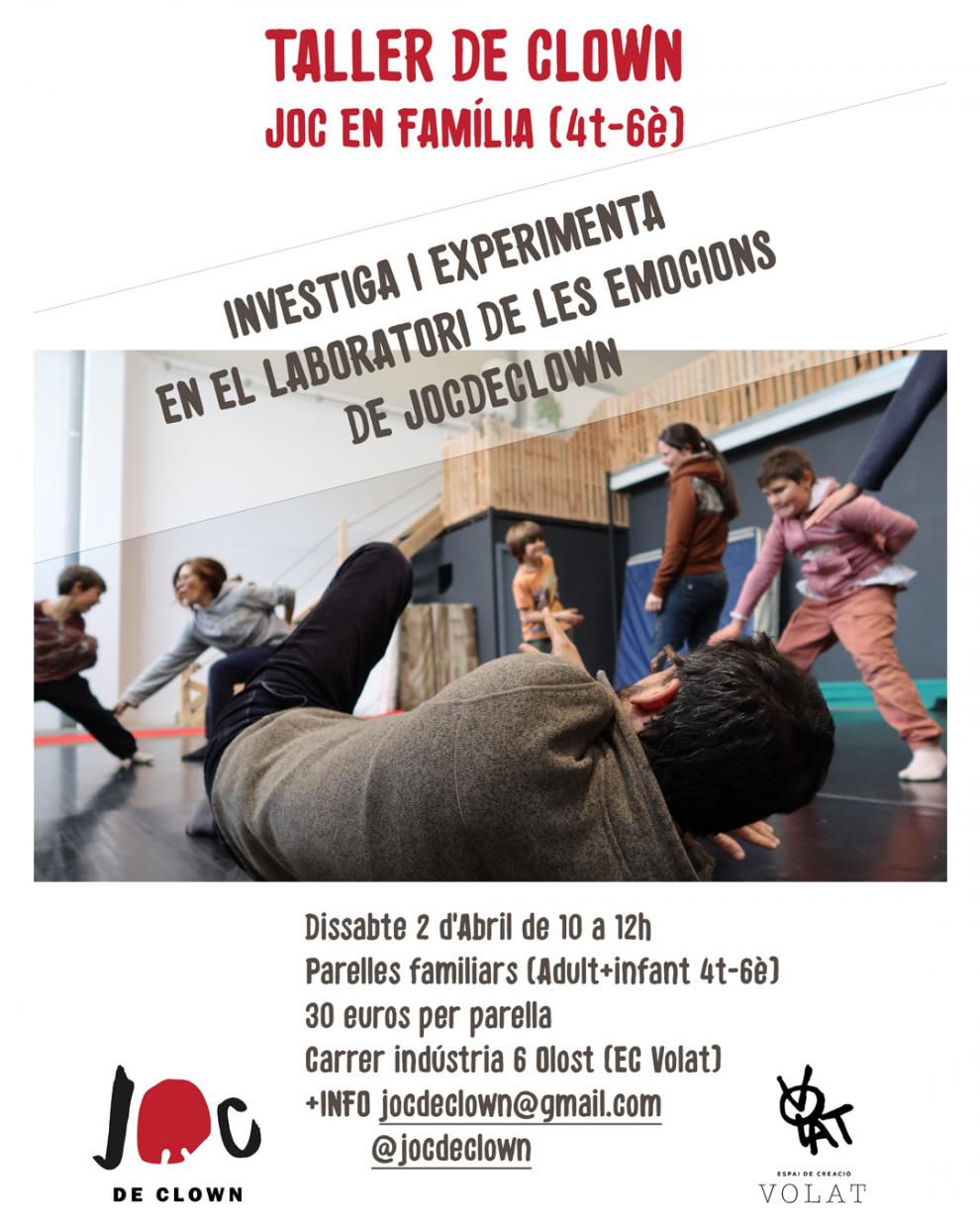 Taller de clown - joc en família (4t a 6è)